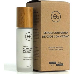 Сыворотка для глаз OZONO D'OR с 100% натуральным, веганским, органическим озоном, уменьшает темные круги и отечность, идеально подходит как крем д