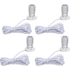 4 Pack регулируемые мини прожекторы, USB Powered искусственный свет, регулируемые мини светодиодные акцентные огни, кабинет прожекторы, 5V для крыл