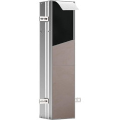 Emco Asis Plus Модуль скрытого монтажа для туалетной щетки, шкаф для ванной комнаты с держателем для туалетной бумаги, высокий шкаф с функцией от
