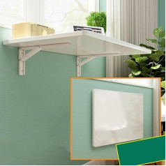 ‎Generisch Сверхмощный настенный складной стол с кронштейнами Складная полка для кухни Балкон Верстак Складной плавающий висячий бар для зав