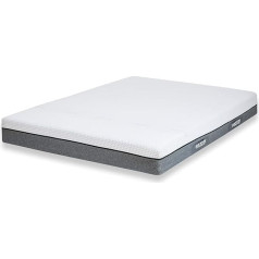 Genius Матрас eazzzy Deluxe 140 x 200 см - ортопедический матрас из вискозной пены с 3 зонами и высотой 20 см H2-H3 | комфорт, долговечность + нескользящее пок