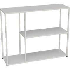 Generic Консольный столик Консольный столик, приставной столик для прихожей, узкий диванный столик, 3-ярусный столик для прихожей с полками дл