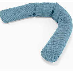 Lounge Pug Подушка для бокового сна CloudSac C150-L Смесь латексных хлопьев, бирюза с помпоном