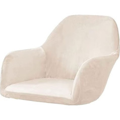 uyeoco Stretch Chair Cover Velvet Set of 4 Set of 2 Chair Covers Chair Cover with Armrest Elastic Flannel Chair Covers Chair Covers Chair Throw Protective Cover Office Chair (Color : A, Size : 2pcs)