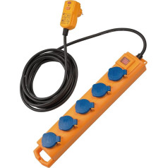 Brennenstuhl Steckdosenl. Super-Solid SL544 5-fach 5m FI IP54, 1159900805 (SL544 5-fach 5m FI IP54 25)