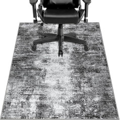 Capslpad Нескользящие коврики для стульев на деревянный пол 90 x 120 см черный Абстрактный защитный коврик для пола Игровой стол Стул подкладка Н