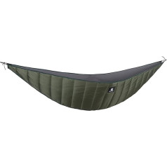 OneTigris Hideout Hammock Underquilt Sleeping Mats Underblanket for Hammocks Underblanket Heat Protection Ultralight for Outdoor Hiking Camping 280 x 120 cm (Army Green)