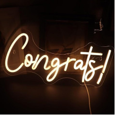 Nordstylee LED-Neonschild mit Aufschrift 