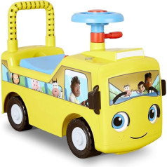 Little Baby Bum - Buster Ride-On Vehicle - желтый игрушечный автобус, ходунки в форме автобуса со звуком