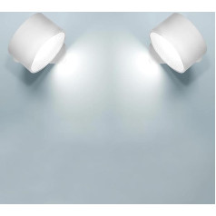 Anmossi LED Indoor Wall Light, Pack of 2, настенный светильник с батареей, сенсорное управление, 3 уровня яркости, 3 цветовых режима, вращающийся на 360°, для го