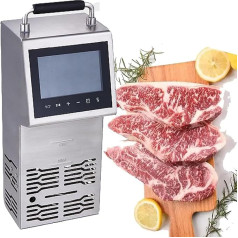 2000 W Kommerzielle Sous-Vide-Maschine Mit Lcd-Anzeige, Schongarer Aus Edelstahl Mit 80 L/Zeit, Präzise Temperaturregelung ±0,1 °c Und 99-Stunden-Zeit, Schnelles Aufheizen