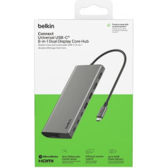 Концентратор usb-c 8in1 с двумя дисплеями