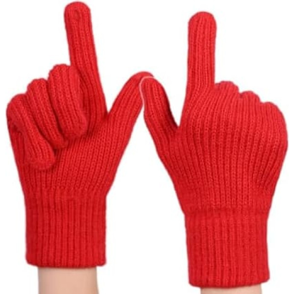 QICEDER зимние перчатки сенсорный экран перчатки вязаные пальцы перчатки спорт теплые и ветрозащитные зимние перчатки для катания на лыжах в