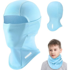 Детская зимняя балаклава WACCET, ветрозащитная тепловая детская лыжная маска, балаклава, флисовая балаклава, маска для лица, многофункционал