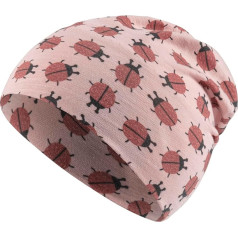 Sterntaler Beanie Ladybird Summer Jersey - Детская шапка из пламенной пряжи Jersey для девочек с защитой от ультрафиолета 50+ - Легкая шапка с принтом защищает гол