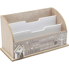L & P Home & Gifts Лоток для писем Деревянный стеллаж для дома LP72319 Один размер