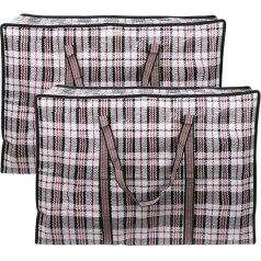 Упаковка из 2 мешков для одежды, большие сумки для покупок, сумки для хранения, большие мешки на молнии для переезда, постельного белья, одеж