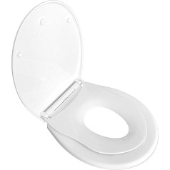 ADOB 99060 Детское туалетное сиденье с механизмом плавного закрывания, снимается для очистки, крышка туалета с детским сиденьем, туалетное сид