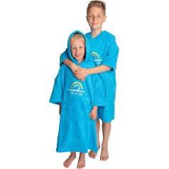 Time & Tide Детский махровый халат - хлопковое пончо с капюшоном