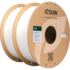 eSUN Полимолочная кислота (PLA+), 1,75 мм, 3D принтер Полимолочная кислота (PLA Plus), точность размеров +/- 0,03 мм, 1 кг на катушку, 2 катушки 3D материала дл