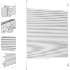 Плиссированная штора Sekey, без сверления, блэкаут, оконная плиссированная штора Klemmfix, ширина 80 см, натяжная непрозрачная солнцезащитная што