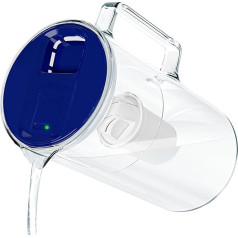 Wessper Стеклянный кувшин для воды 3 л со счетчиком замены фильтра, кувшин для воды с картриджами для питьевой воды, без бисфенола, чайник с фил