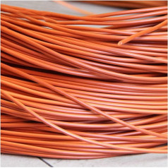 CruSio 500G (70M) Синтетический ротанговый материал для плетения, ширина 3 мм, твердый круглый пластик PE ротанга для ремонта вязания, DIY, искусства 