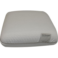 Ортопедическая подушка для поддержки шеи Technogel Original Travel Deluxe, антибактериальная, гелевая подушка для спины и бокового сна с наволочкой 33 x 29 x