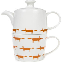 SC-0263 Чайный набор на 1 персону керамический оранжевый