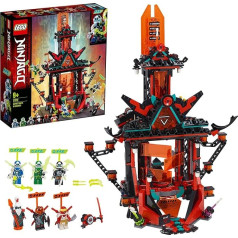 LEGO 71712 Ninja Empire Храм глупости, строительный набор с 6 минифигурами, игрушка для детей Ниндзя