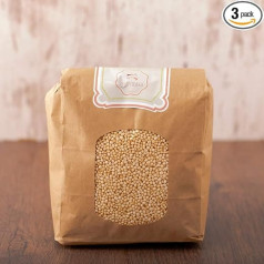 süssundclever.de® Organic Quinoa, Puffed | 900 г (3 x 300 г) | Premium Quality: высококачественный натуральный продукт | Без пластика в компостируемой, экологически устойч