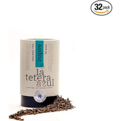 LA TETERA AZUL Синий чай улун премиум класса. Аутентичный и самый ценный чай улун. Настой для похудения. 80-граммовая бутылка для рассыпного чая вм