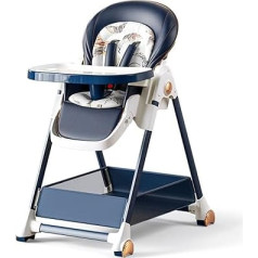 Детский стульчик, стульчики, многофункциональный обеденный стул для кормления малышей с 3 положениями наклона, 6 регулируемыми высотами, т