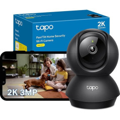 Tapo C211 2K 3MP Pan/Tilt Крытая камера домашней безопасности камеры WiFi камеры без ежемесячной платы AI обнаружения собаки камеры Детские камеры мони