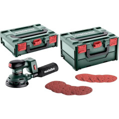 Metabo MetaBOX 215 SXA 18 LTX 125 BL Аккумуляторная орбитальная шлифовальная машина 18 В с принадлежностями 691200000