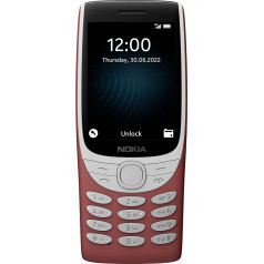 Nokia 8210 All Carriers, функциональный телефон 0,05 Гб с поддержкой 4G, большим дисплеем, встроенным MP3-плеером, беспроводным FM-радио и классической игр