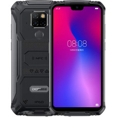 DOOGEE S68 Pro Открытый смартфон без контракта, Helio P70 Octa Core 6GB + 128GB, IP68 Водонепроницаемый мобильный телефон, 6300 мАч аккумулятор (беспроводная заряд