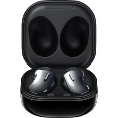 Samsung Galaxy Buds Live, беспроводные Bluetooth-наушники с шумоподавлением (ANC), долгоиграющий аккумулятор, звук от AKG, удобная посадка, черный (немецкая ве