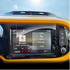 SHAOHAO Совместимость с Renault Twingo III 2014-2024 / Twingo E-Tech Électrique 2019-2024 7 дюймов навигации защитная пленка царапины-устойчивый защитная пленка 9H экран пр