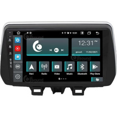 Персонализированное автомобильное радио для Hyundai Tucson 2018-21 Android GPS Bluetooth WiFi USB DAB+ сенсорный экран 9 дюймов 8Core Carplay Android автомобиль
