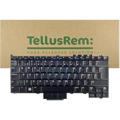 TellusRem Сменная клавиатура Scandinavian - Nordic без подсветки для Dell Latitude E4300, Latitude E4310, Latitude E4200