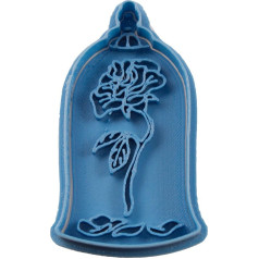 Cuticuter Pink Bella Y Bestia Cookie Cutter, синий, 8 x 7 x 1,5 см