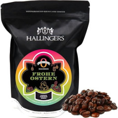 Hallingers No. O Merry Easter Пасхальные подарки для пасхальных корзин, кофе для гурманов нежной длительной обжарки (пакет) - подарок на лето и как идеал