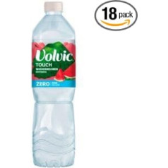 Вода Volvic Touch Zero со вкусом арбуза, упаковка из 18 (18 x 0,75 л) одноразовая