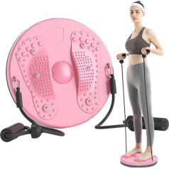 HIMS Waist Whisper Waist Twist Twisting Disc Waist Twister Board Twister Exercise for Waist with Drawstring Massage Foot Sole Slimming Fitness Equipment for Home Gym