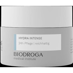 Biodroga Hydra Intense Rich 24-Hour Care 50 ml - Крем для лица с гиалуроновой кислотой для увлажнения лица Moisturiser Boost