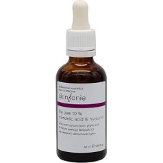 Skinfonie Face Care Peeling - The Peel 10% Alpha Hydroxycarboxylic Acids (AHA) & Hyaluronic Acid Face Scrub - Mandelic Acid Hyaluronic AHA Acid Peeling Face 50 ml