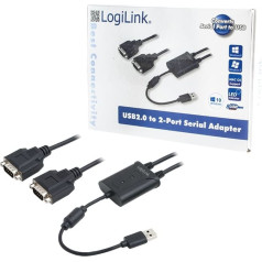 Переходник usb 2.0 на 2x последовательный порт