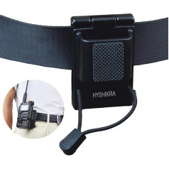 HYSHIKRA двухсторонняя радиостанция пояс клип Walkie Talkie (25 мм до 55 мм) пояс аксессуары портативный радиоприемник совместим с Baofeng Kenwood Motorola Quansheng