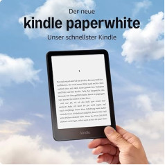 Новый Amazon Kindle Paperwhite (16 ГБ) - наш самый быстрый Kindle в истории, с новым 7-дюймовым дисплеем без бликов и неделями автономной работы - без рекламы 